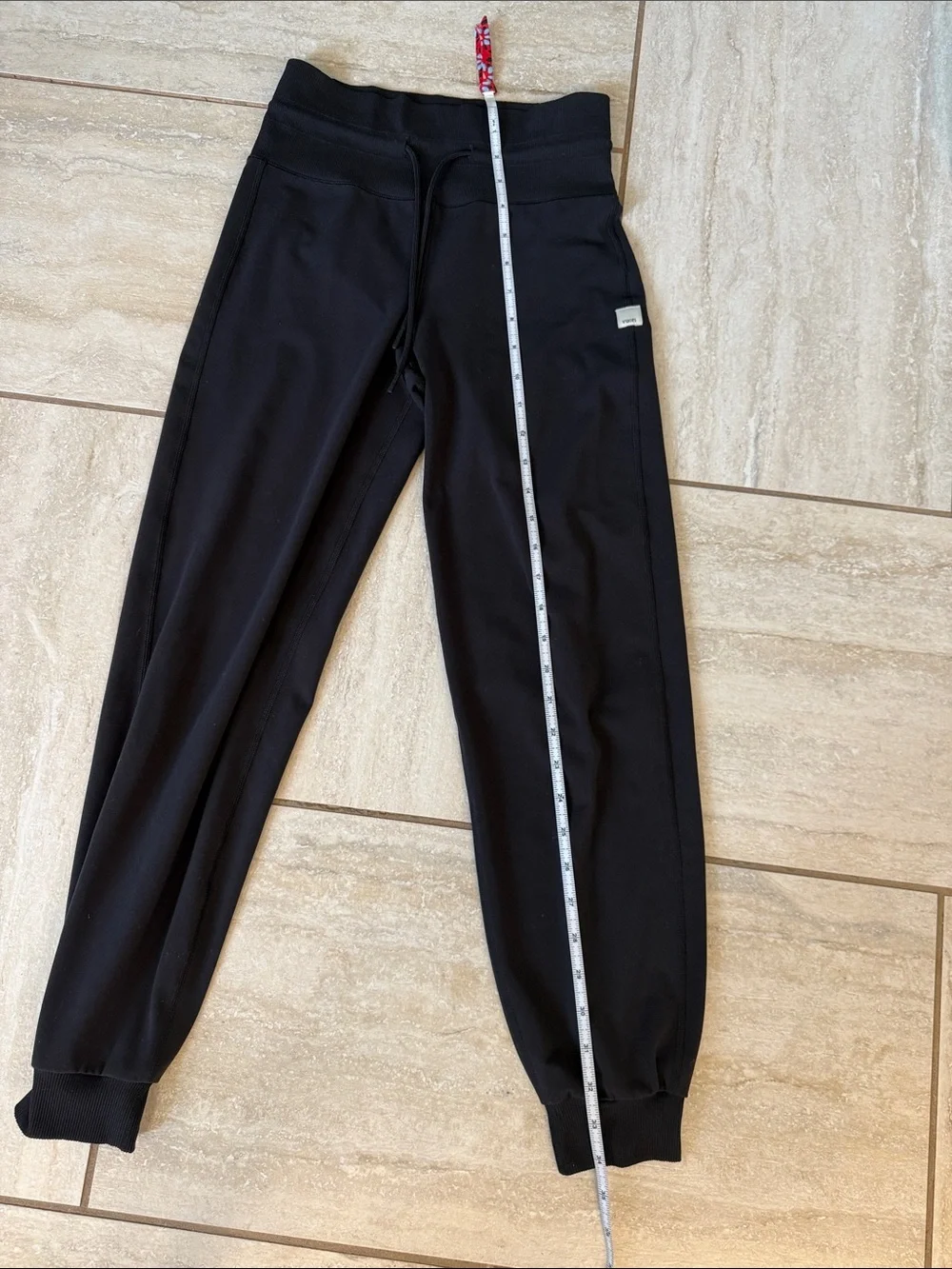 Vuori Daily Leggings Black High-Rise Drawstring - Picture 11 of 16